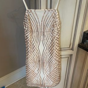 Gold Mini Dress